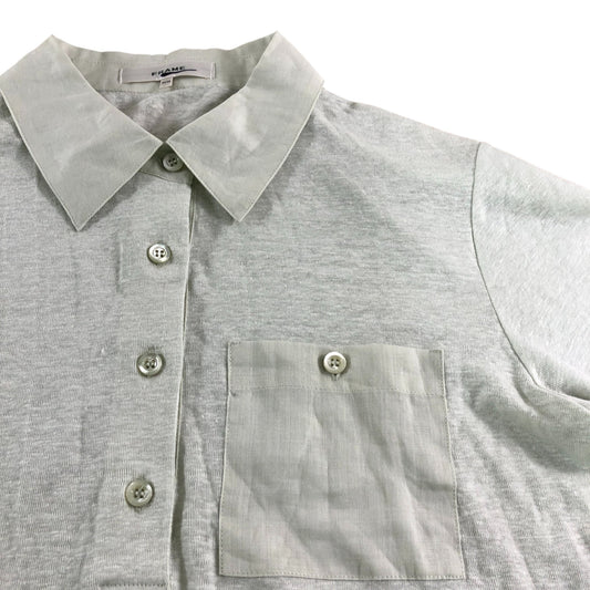 Frame Stone Polo Shirt Size M 10 Light Green Casual Short Sleeve