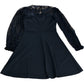 Friends Like These UK8 Women's Black Lace Sleeve Dress Flared Skirt