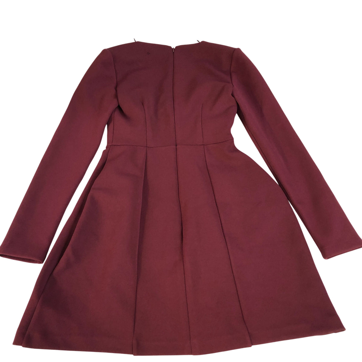 River Island Long Sleeve Dress Women's Burgundy Bodycon Party Dress