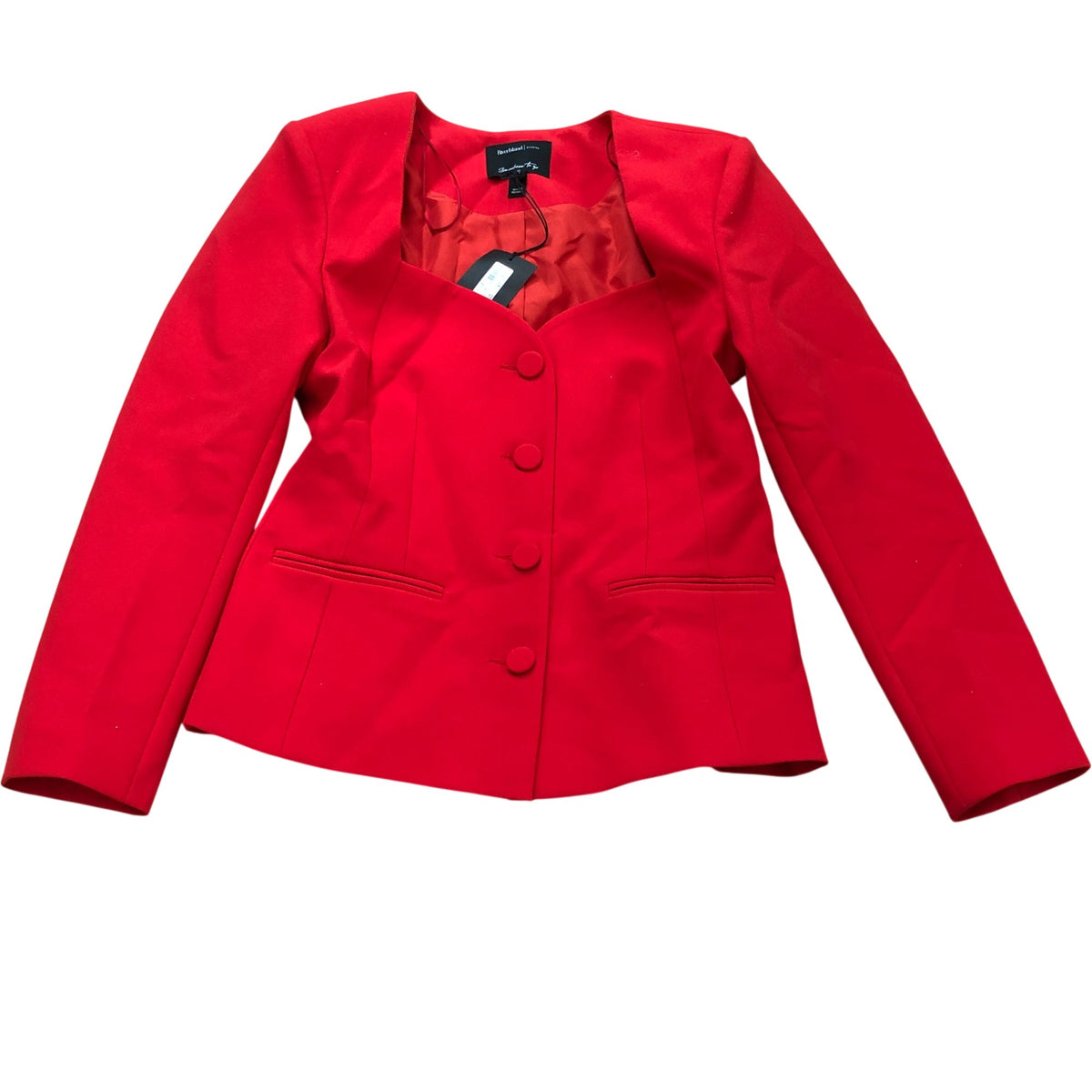 River Island Studios Somewhere To Go Women's Red Blazer Jacket Size 6