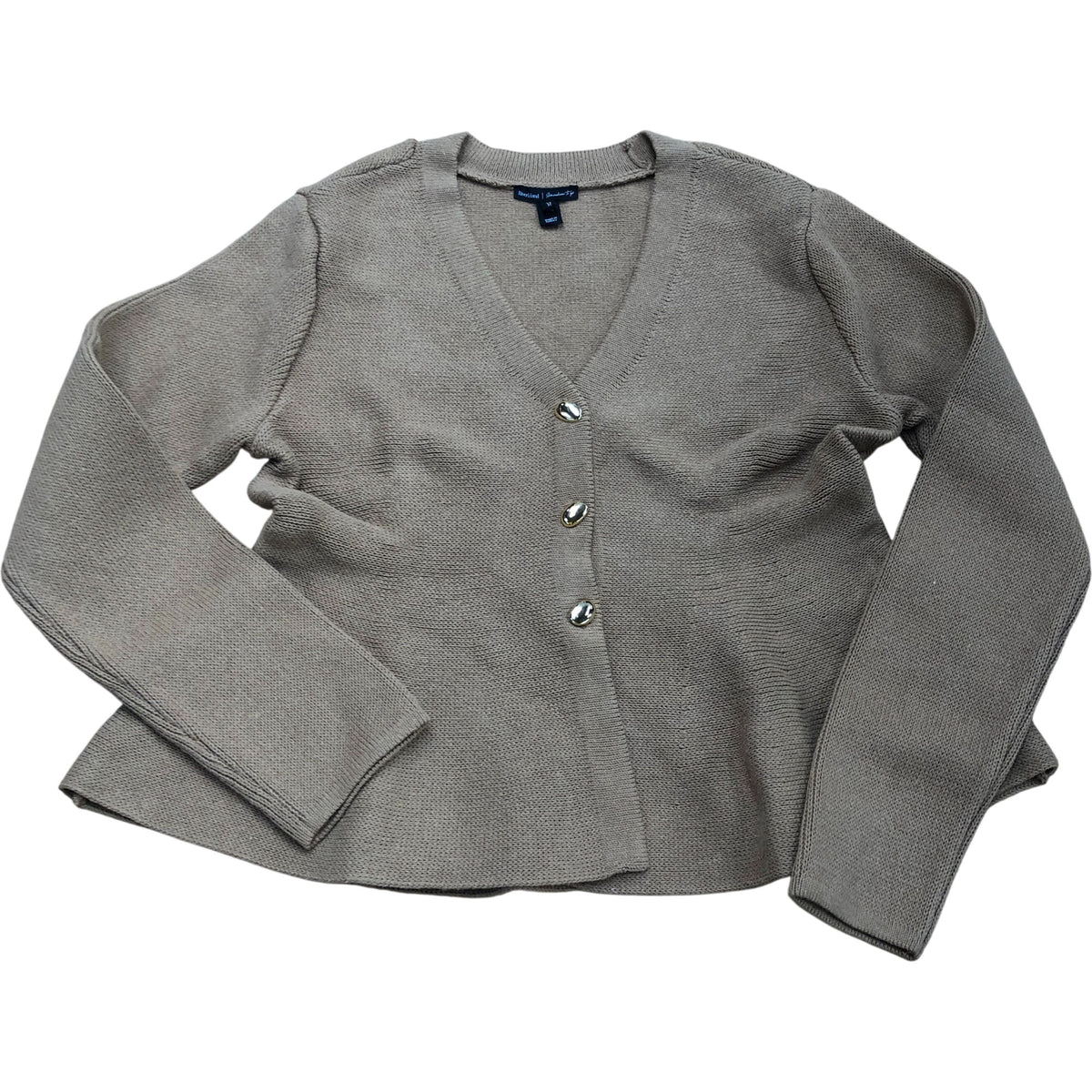 River Island Tan Ruched Waist Cardigan
