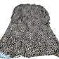 Baukjen Leopard Print Midi Dress UK12 Women's Long Sleeve Viscose Loose Fit