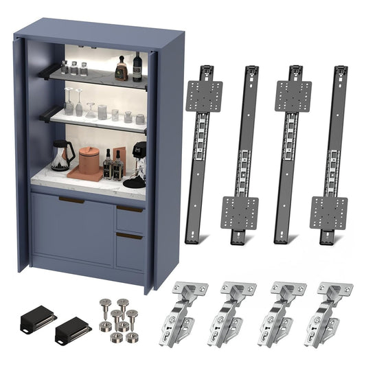 Pocket Door Slide Kit For Inset Doors Complete Hardware Set Up To 26" (CDS1604)