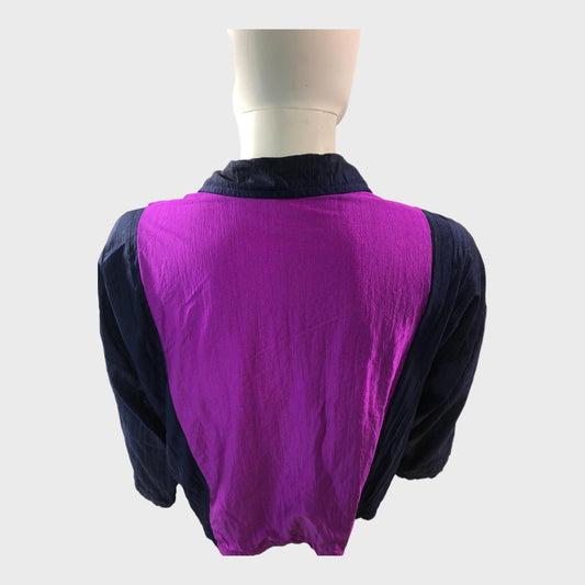 Purple and Blue Windbreaker Jacket