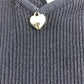 River Island Girls Black Sleeveless Top 5-6 Years Ribbed Ruffle Hem Heart Charm