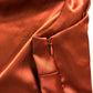 Rewritten Porto Dress L Women's Burnt Orange Satin One Shoulder Evening Gown