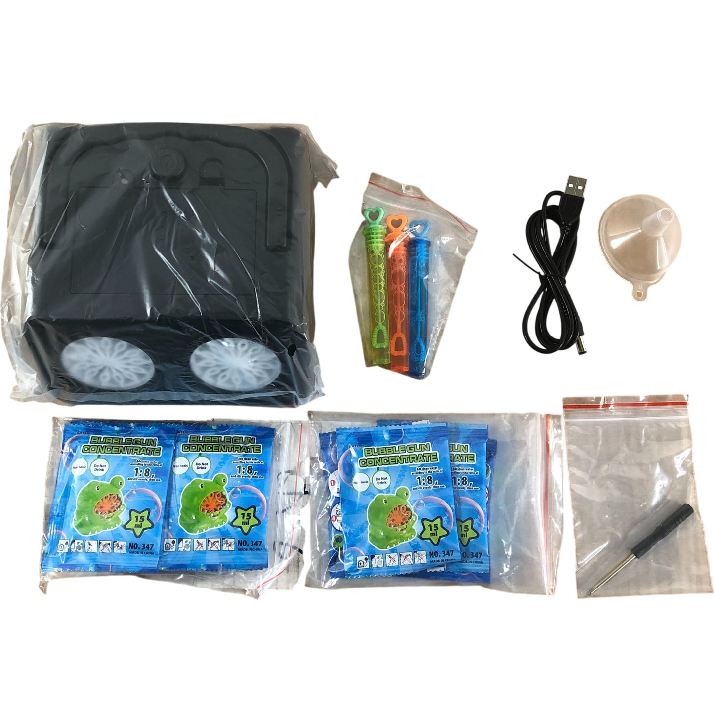 Portable Bubble Machine Ideal For Parties Events Fun