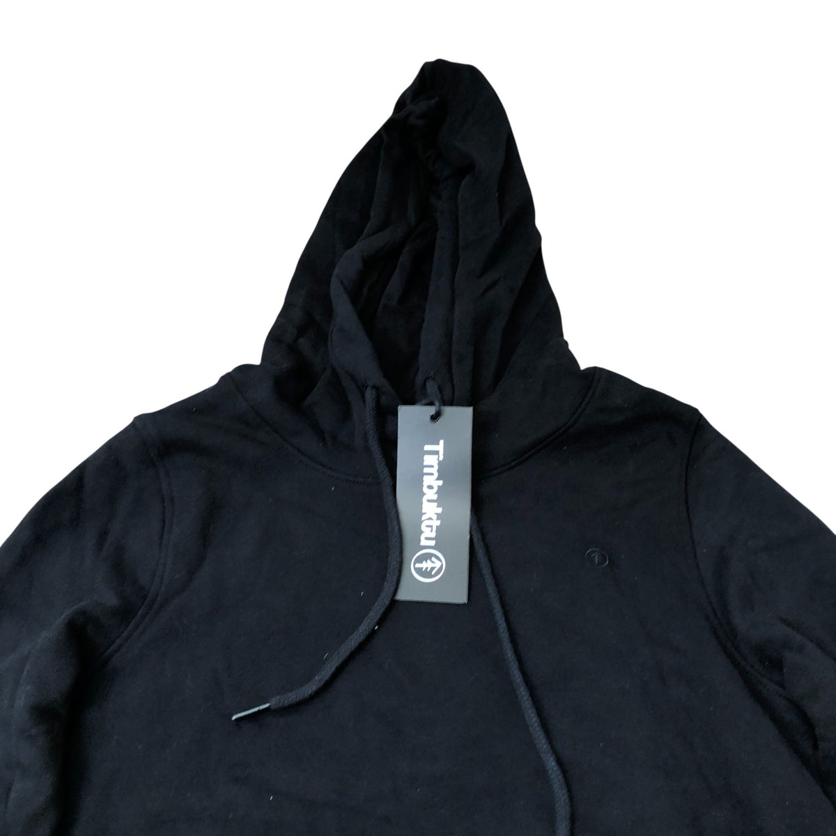 Timbuktu Classic Hoodie CLSS002 Women's Black Cotton Pullover Small