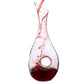 Wine Decanter Elegant Glass Carafe 1.2L Home Beverage Accessory