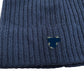Black Beanie Hat Unisex Ribbed Knit Warm Winter Wear