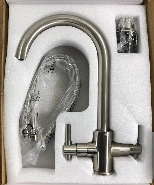 Funime Kitchen Tap Single Spout Brass Mixer Faucet Modern Design