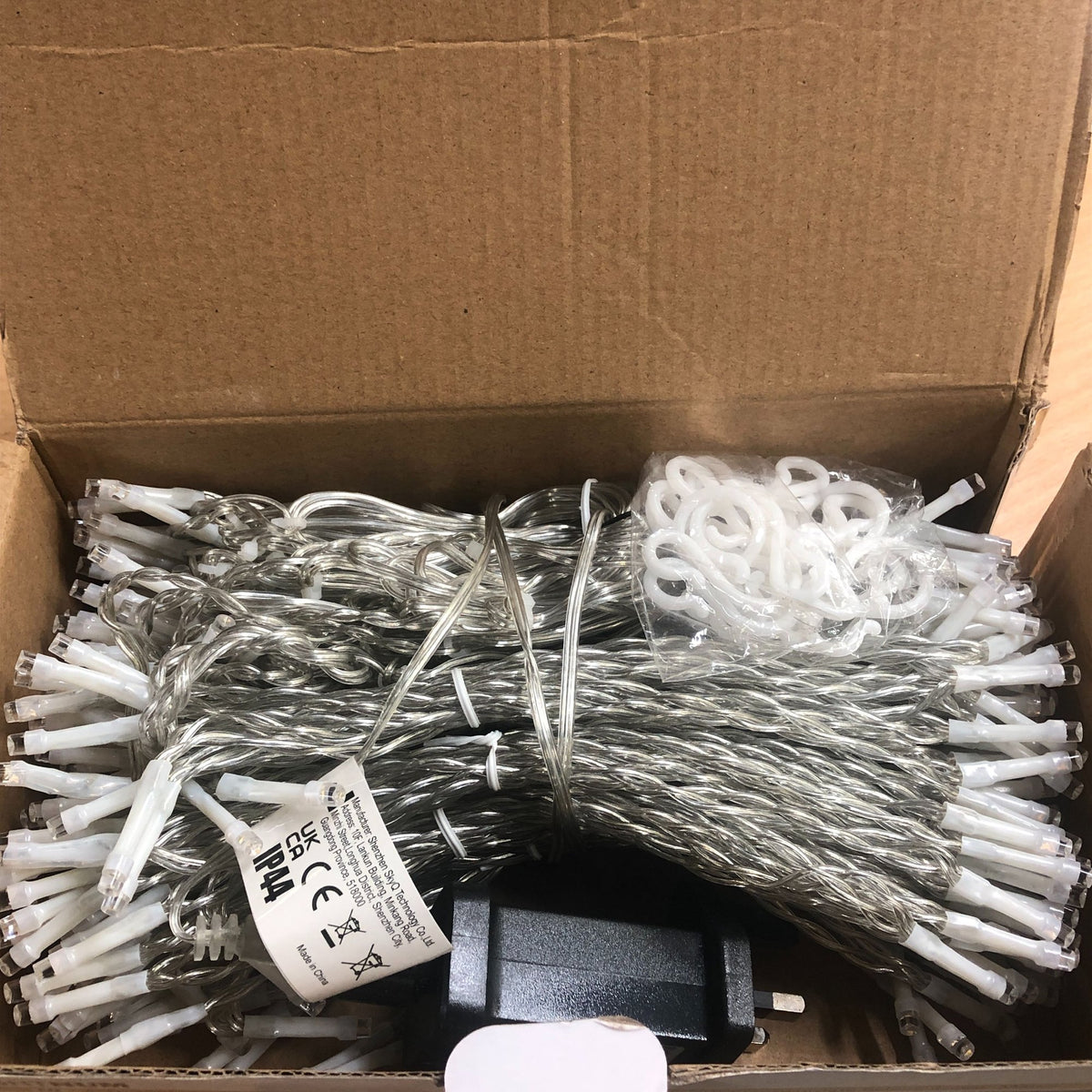 Lightnum LED Curtain Lights 306 LEDs Warm White Cool White 8 Modes IP44