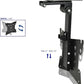 VIVO Ceiling Mount Bracket Adjustable (MOUNT-M-FD37B) 17-37 Inch Tv Support