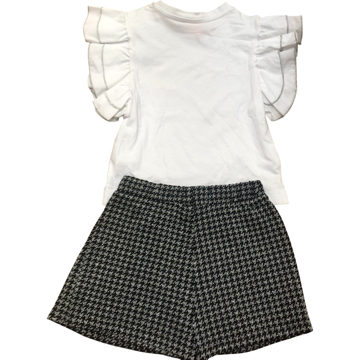 River Island Icon Girls Outfit Set 3 Piece Top Skirt Hair Tie Set Size 2/3 Years