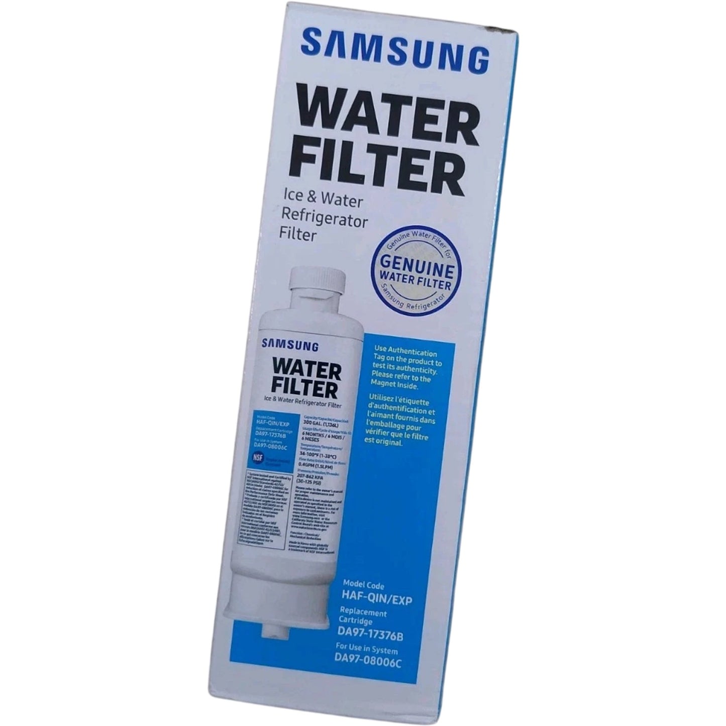 SAMSUNG Water Filter HAF-QIN/EXP Ice And Water Refrigerator Filter 300 Gallon