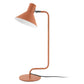 Leitmotiv Table Lamp Retro Curved Metal Burned Orange 50cm E14 Light Fixture