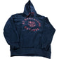 FC Barcelona OTH Hoody Size Medium Men's Navy Cotton Blend