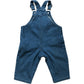 KIABI Baby Dungarees 6 Months Denim Blue Adjustable Strap Cotton