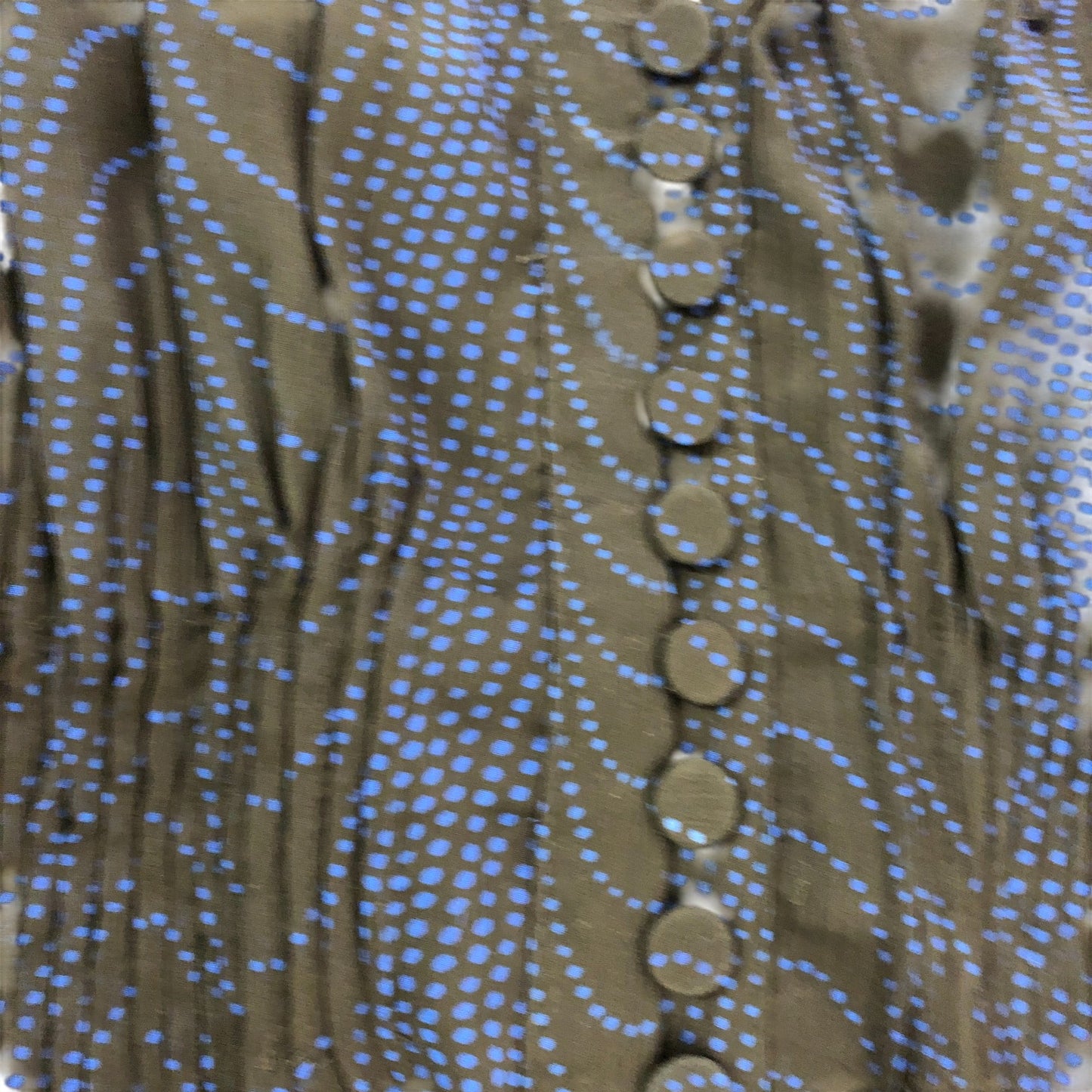 French Connection Blackout Blue Smock Dress UK12 Women's