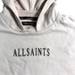 AllSaints Floral Heart Hoodie 9-10 Years Girls Casual Pullover Pink New