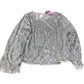 Sequin Top Size 20 Woman's Shimmering Long Sleeve Blouse Partywear
