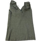 River Island V Neck Frill Strap Top UK Size M Women's Olive Green