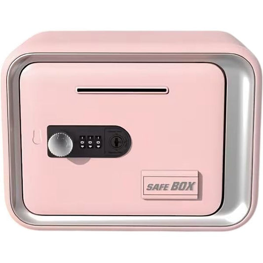 Safe Box Piggy Bank Password Unlock Pink