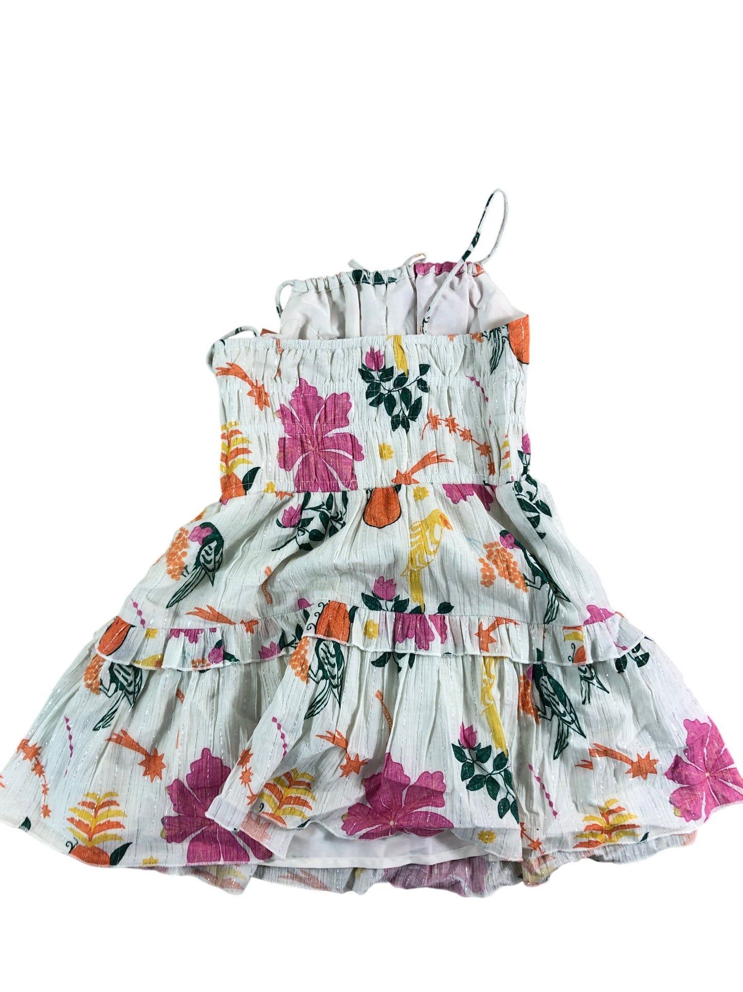 River Island Girls Floral Print Dress Age 7-8 Years Lightweight Summer Style