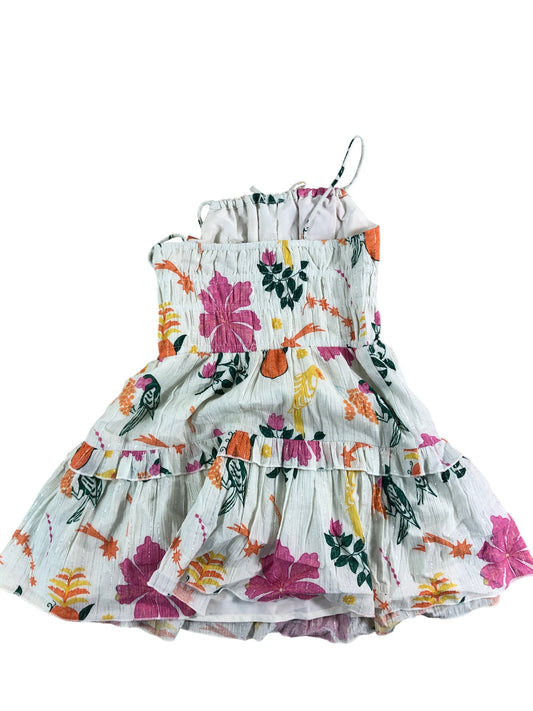 River Island Girls Floral Print Dress Age 7-8 Years Lightweight Summer Style