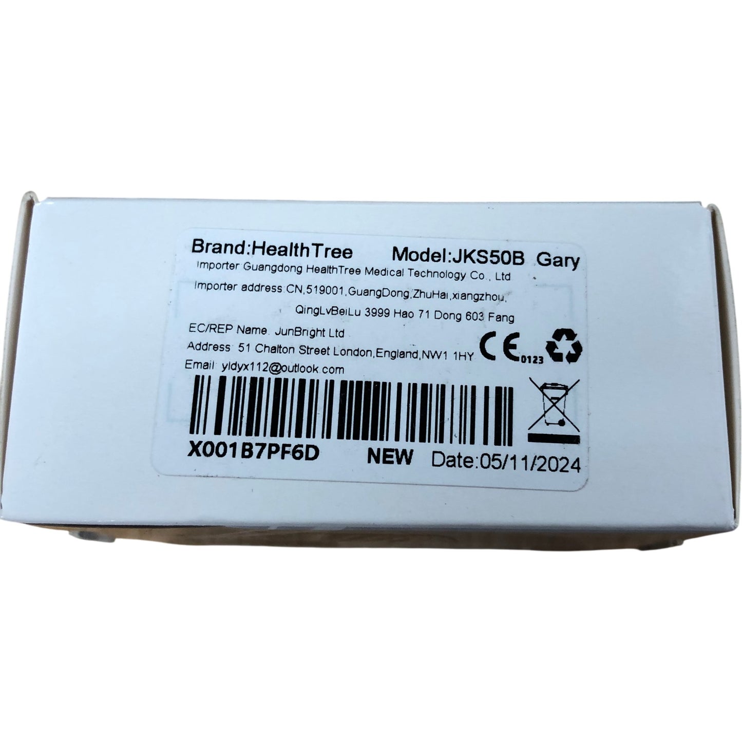 HEALTHTREE JKS50B Pulse Oximeter Dual Display Accurate O2 Saturation Monitor