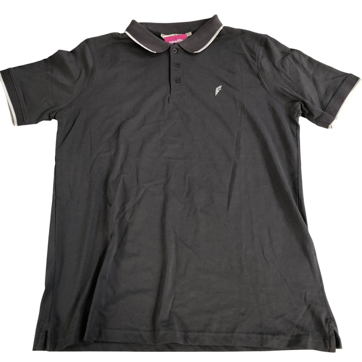 Onfire Polo Shirt Men's Grey 100 Cotton Casual Wear Large
