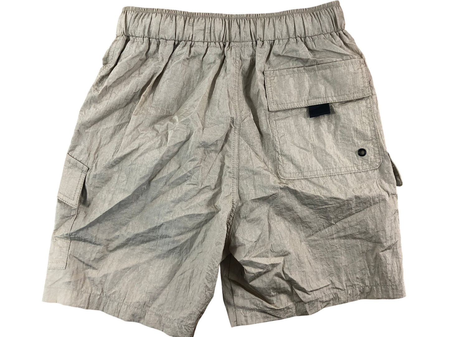 River Island Men's Cargo Shorts Size XXS Swimwear Light Beige Quick Dry