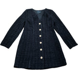 River Island Studios Black Button Front Dress