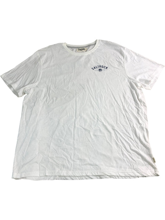 SALTROCK T-Shirt Men's White Graphic Tee Lyme Regis Dorset Size XL