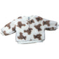 River Island Toddler Fleece Outfit Set 2 Piece Brown Spot Print 0-3 Months