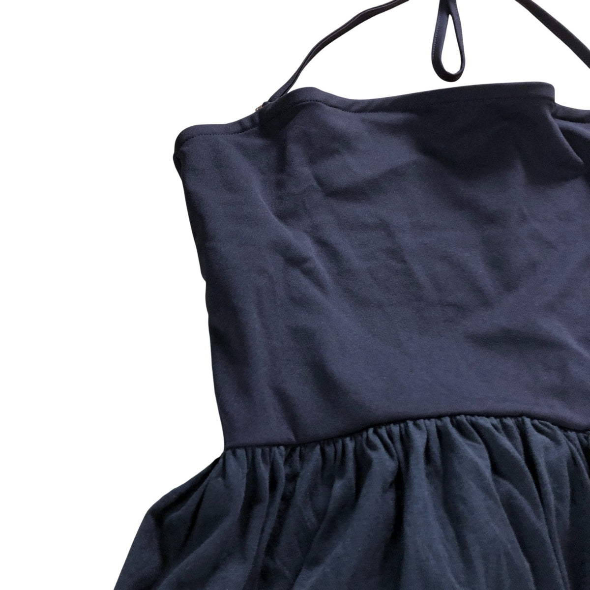 Maxi Dress UK M Women's Navy Halter Neck Sleeveless