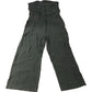 Branded Petite Jumpsuit UK10 Women's Olive Green Zip Up Sleeveless