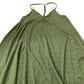 Maxi Dress Women's Olive Green Sleeveless Long Dress