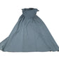 River Island Maxi Dress UK Size 10 Women's Casual Grey Short Sleeve Flowy