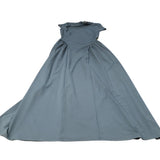 River Island Maxi Dress UK Size 10 Women's Casual Grey Short Sleeve Flowy