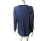 Seraphine Maternity Sweater M Women's Navy Blue Long Sleeve Casual Top