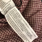 Checked Flannel Shirt XS Women's Long Sleeve Button Up Top