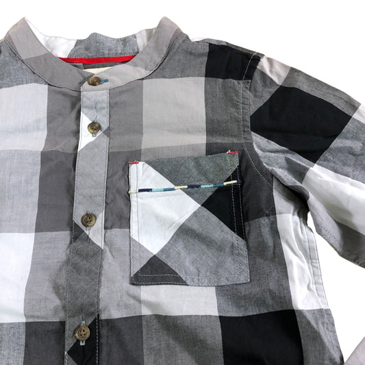 Kids Check Shirt Boys Long Sleeve Cotton