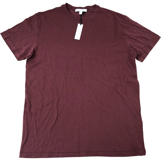 Banana Republic Slim Fit T-Shirt M Men's Crew Neck Short Sleeve Burgundy Cotton
