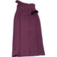 River Island One Shoulder Midi Dress Burgundy Ruffle Detail