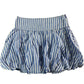 RIVER ISLAND Blue Striped Puff Ball Skirt Age 11 12 Years Girls Cotton