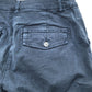 Baukjen Wide Leg Trousers UK Size 12 Women's Black Cotton Organic Comfortable