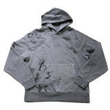 River Island Men's Hoodie Grey Casual with Crane Print Size S