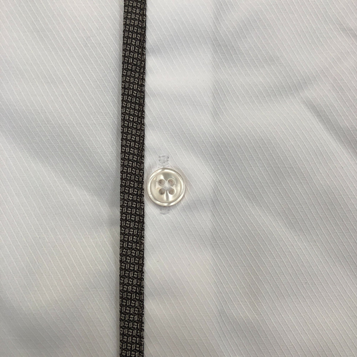 River Island Formal Shirt White With Contrast Trim