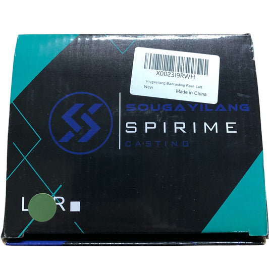Sougayilang Spirime Baitcasting Fishing Reel Left Hand High Speed 8.1:1 Gear
